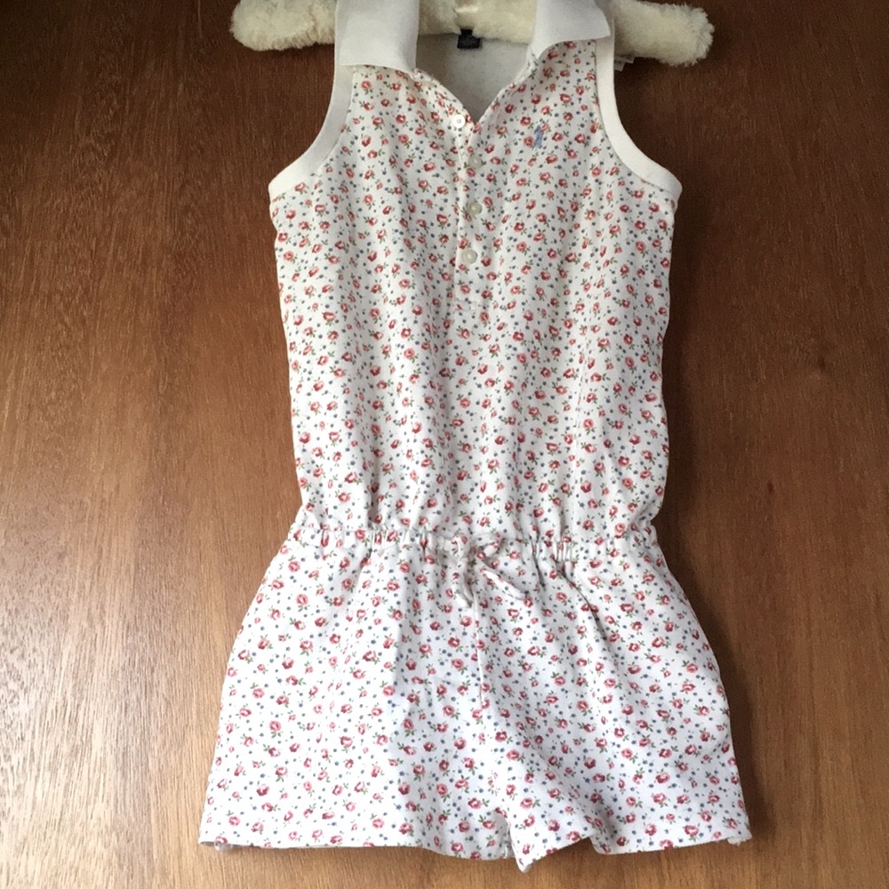 Ralph Lauren rosebud romper size 6x